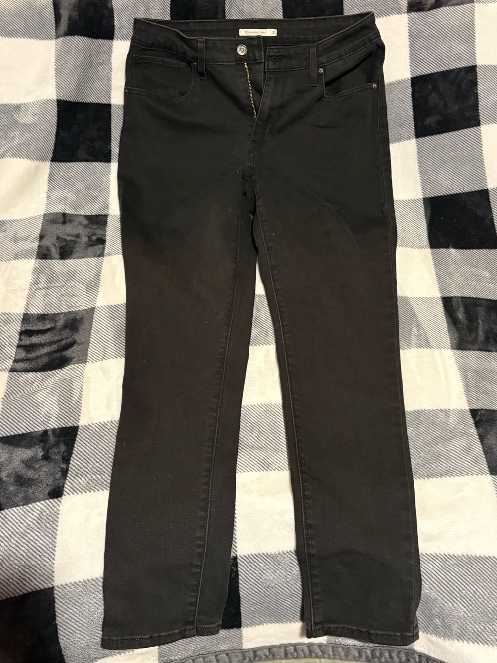 Women’s Black Skinny Jeans with Comfortable Stretch Levis Black label (VNTG)